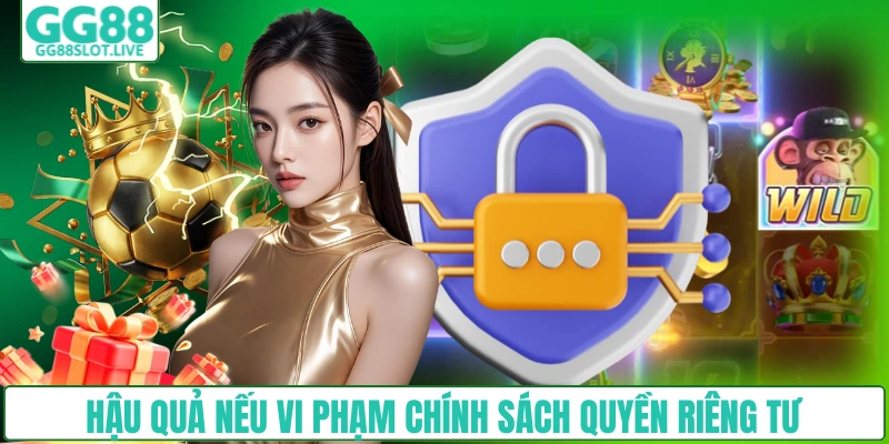 Hậu quả nếu vi phạm chính sách quyền riêng tư 